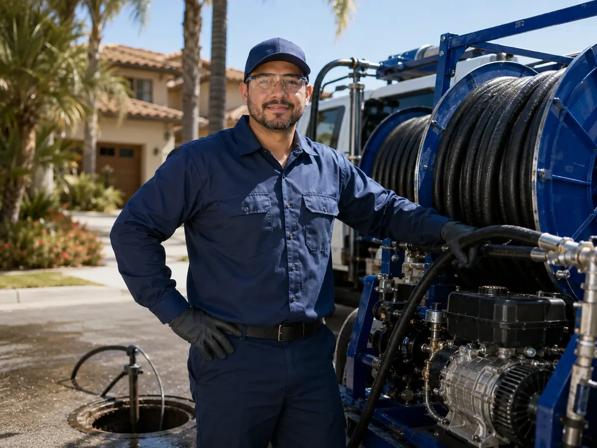 Hydro jet sewer cleaning in American Canyon