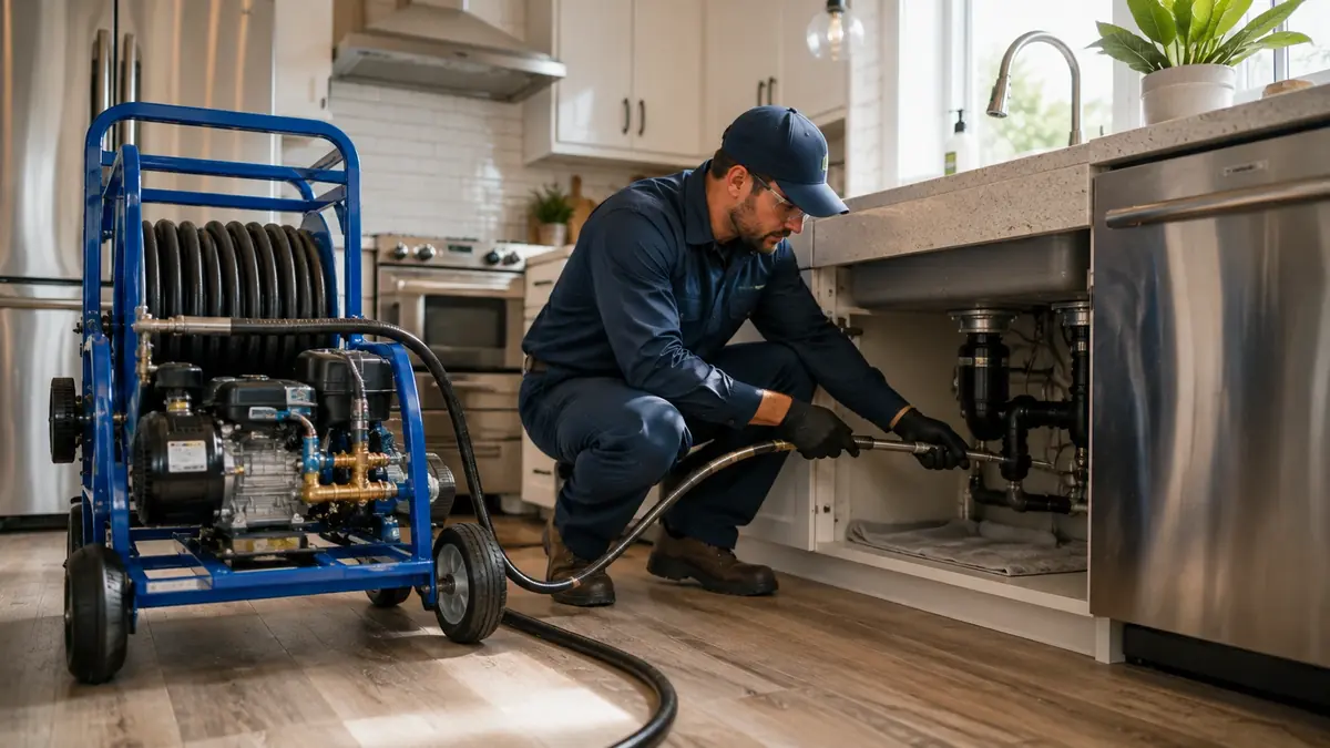Kitchen Drain Hydro Jetting in American Canyon