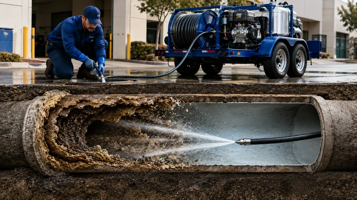 Sewer Pipe Descaling in American Canyon